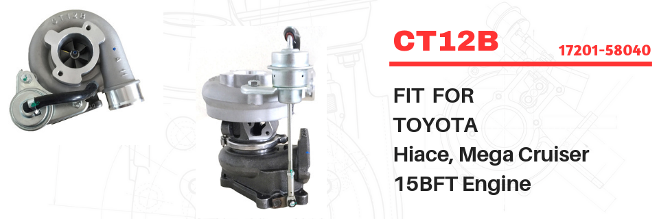 CT12B 17201-58040 Turbocharger
