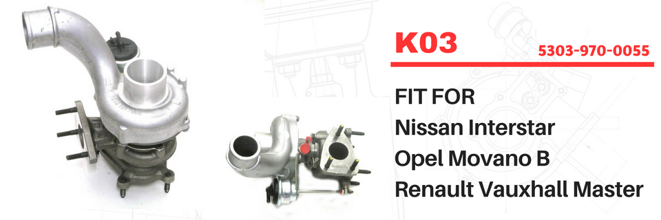 K03 Turbocharger 5303-970-0055