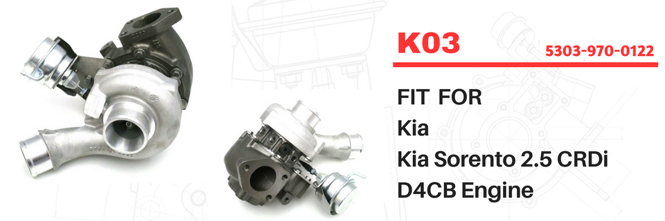 K03 Turbocharger 5303-970-0122