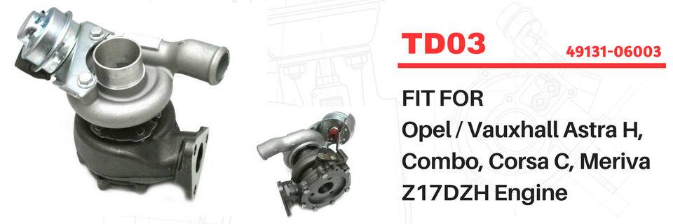 TD03 Turbocharger 49131-06003